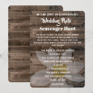 Invitation Chasse mariage de photographie