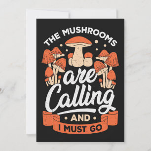 Invitation Chasseur De Champignons Les Champignons Appelent