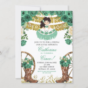 Invitation Chasseur vert occidental Charra Turning Cinco