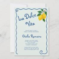 Châssis citron bleu Whimy La Dolce Vita Fête des m