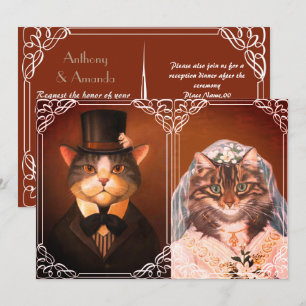 Invitation Chat mariage couple