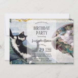 Invitation Chat smoking Touchant la Patte Divine