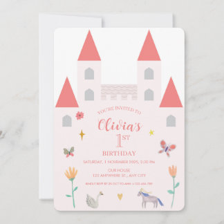 Invitation Château Conte de Fée