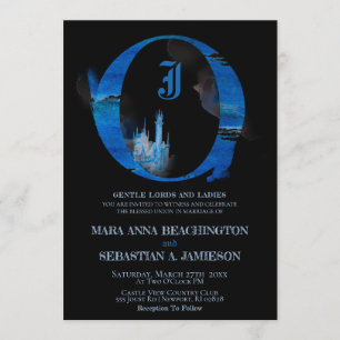 Invitation *~* Château de Mariage Médiéval de Conte de Fées F