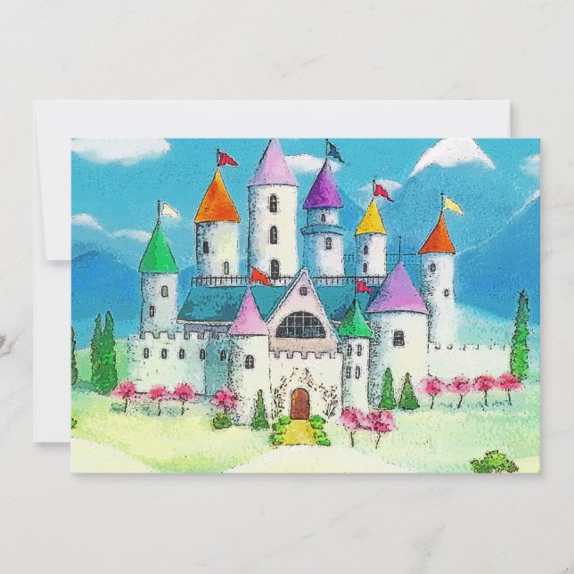 Invitation Château des Princesses (Devant)