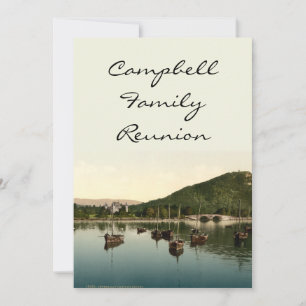 Invitation Château et pont de l'Inverdie, Écosse