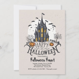 Invitation Château hanté