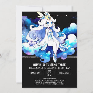 Invitation Château Whimsy Princesse Anniversaire