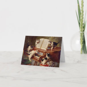 Invitation Chatons et piano