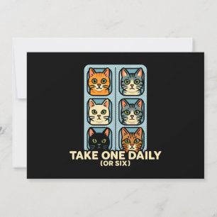 Invitation Chats En Blister Pack Medicine Pour Le Bonheur