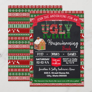 Invitation Chaudron moche Noël Ménage Bash