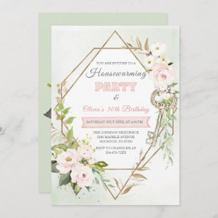 Invitation Chauffage domestique personnalisé et anniversaire