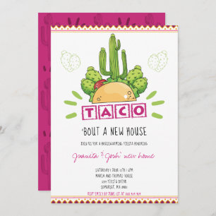 Invitation Chauffage ménager Taco 'Bout A New Home Fiesta Ros