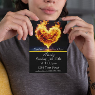 Invitation Chauffez Votre Nuit : Fête Du Feu !