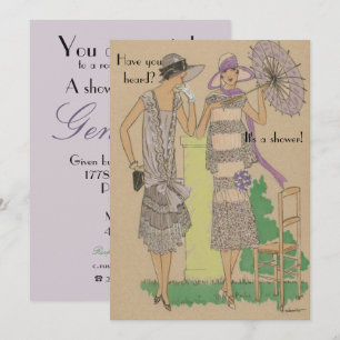 Invitation Chaussure de mode Flapper Parisienne Printemps