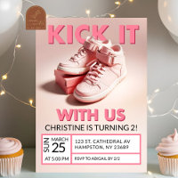 Chaussure Rose Pâle pour Fille de 2 ans