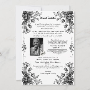 Invitation Chaussure Sandesh Hindu Shraddh