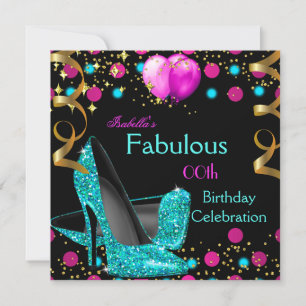 Invitation Chaussures à talons hauts bleu sarcelle Chaussure 