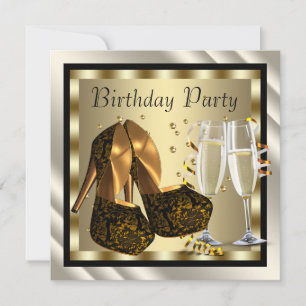Invitation Chaussures à talons pour cocktails Femme Élégant A