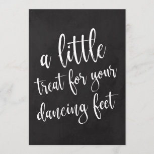 Invitation Chaussures de danse abordable Chalkboard Mariage S