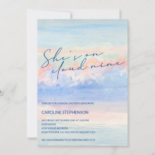 Invitation Chaussures Sur Cloud Nine Pastel Fête des mariées 