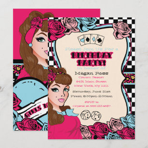 Invitation Checkered, Pin-, Roche-UN-Billy