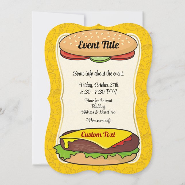 Invitation Cheeseburger (Dos)