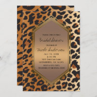 Cheetah Leopard Wild Poster de animal Exotic