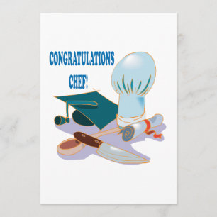 Invitation Chef de félicitations