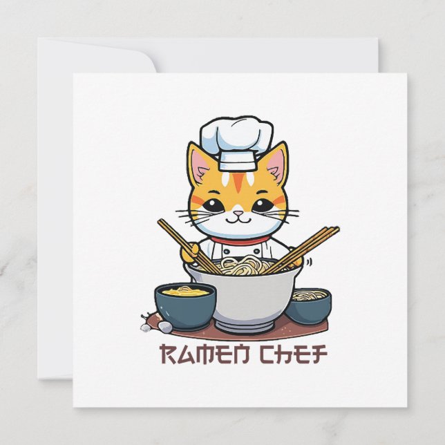 Invitation Chef Ramen (Dos)