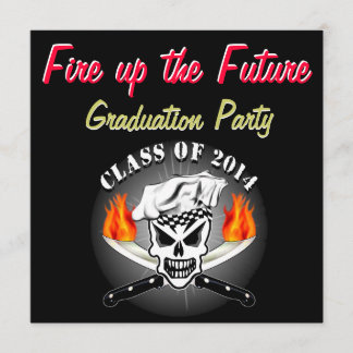 Invitation Chef Skull 2