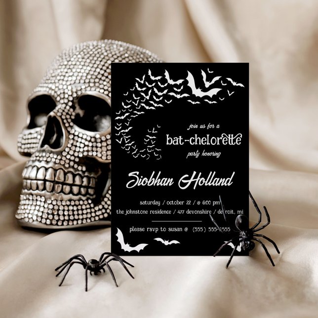 Invitation Chelorette Halloween Bachelorette Thématique (Créateur téléchargé)