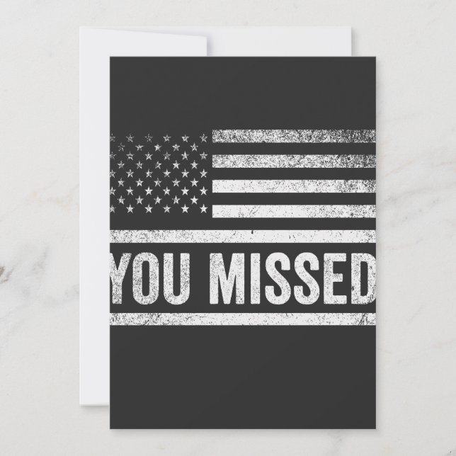 Invitation Chemise de Noël laide de l'élection de Trump Vance (Devant)