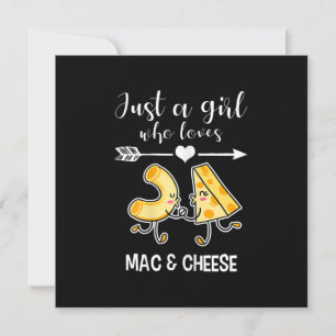 Invitation Chemise Mac & Cheese Drôle Cadeau Amateur de Mac e