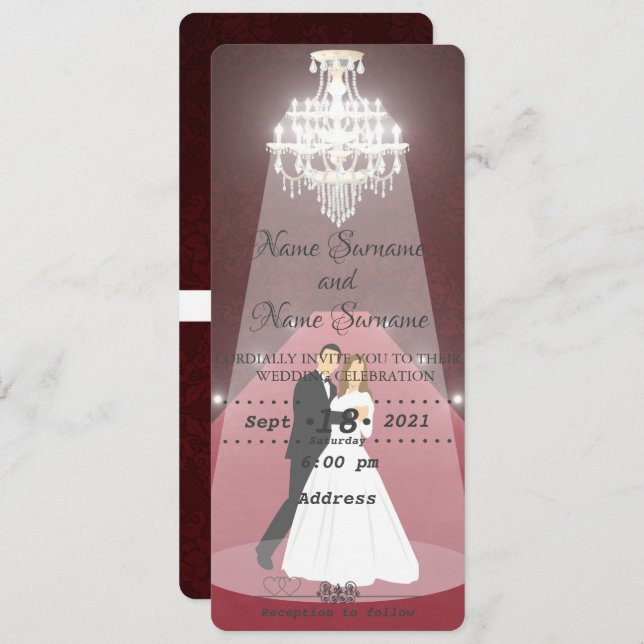 Invitation Chendelier (Devant / Derrière)