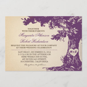 Invitation Chêne pourpre