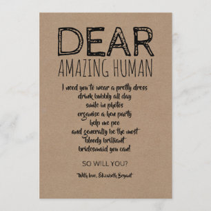 Invitation Cher Extraordinaire Humain Amusant Proposition de 