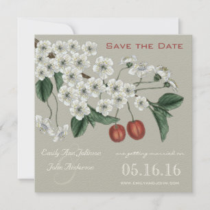 Invitation Cherry Blossoms Branch Enregistrer la date