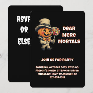 Invitation Chers Mortels, Rejoignez-Nous Si Vous Osez