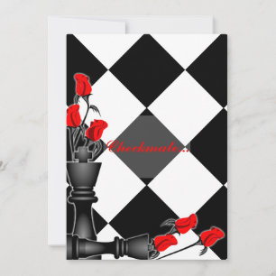 Invitation Chess and Roses