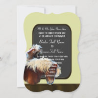 Cheval et poney mariage équestre