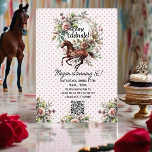 Invitation Cheval Thoroughbred Fleur équestre