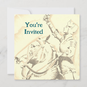 Invitation Chevalier médiéval