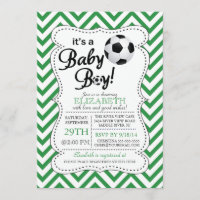 Chevron moderne C'est un Baby shower de Football d