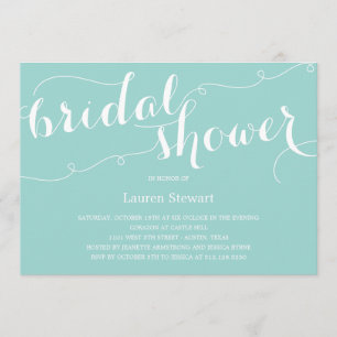 Invitation Chic à la douche nuptiale