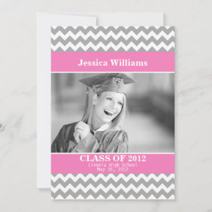Invitation Chic Chevron