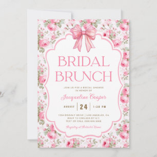Invitation Chic Chic Bow Bridal Brunch