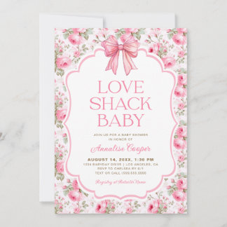 Invitation Chic Chic Love Baby shower Shack