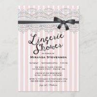 Invitation chic de partie de jarretière de