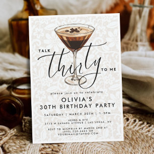 Invitation Chic Dirty Espresso Martini « Parle-moi de tes tre